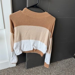 striped comfy sweater